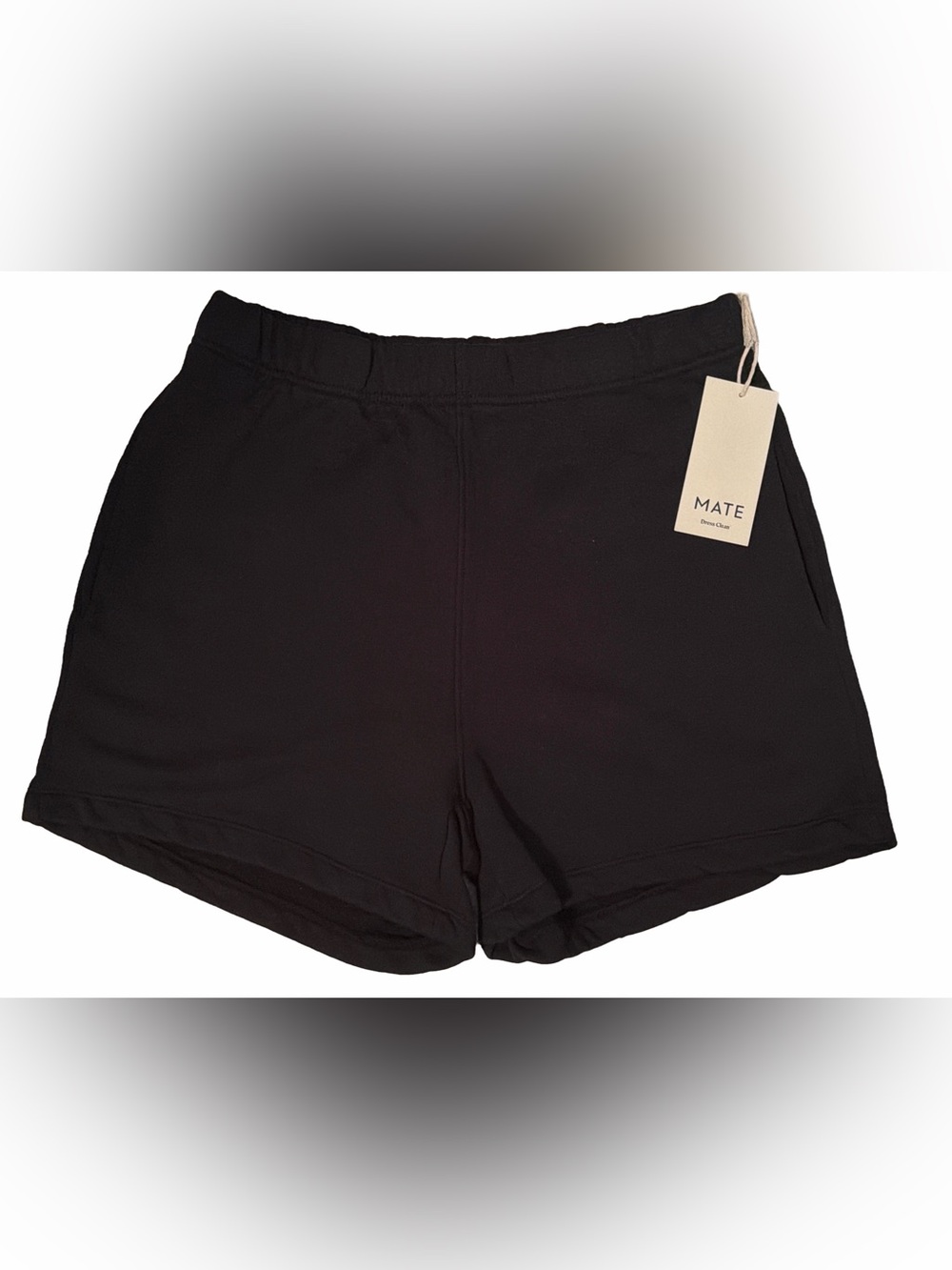 MATE the Label Black Organic Cotton Lounge Shorts Black Lounge Shorts Size XS NW - Picture 11 of 11